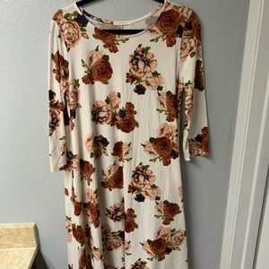 White Floral Dress